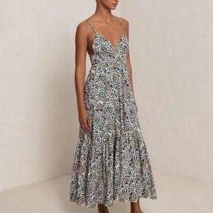 A.L.C. Smocked Maxi-Dress